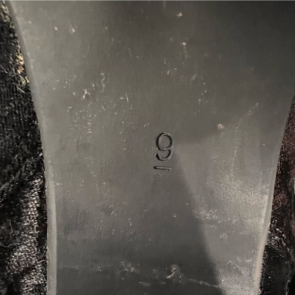 Carlos Santana Black Velvet Rumor Over the Knee Boot Thigh High Size 9 - Picture 4 of 8